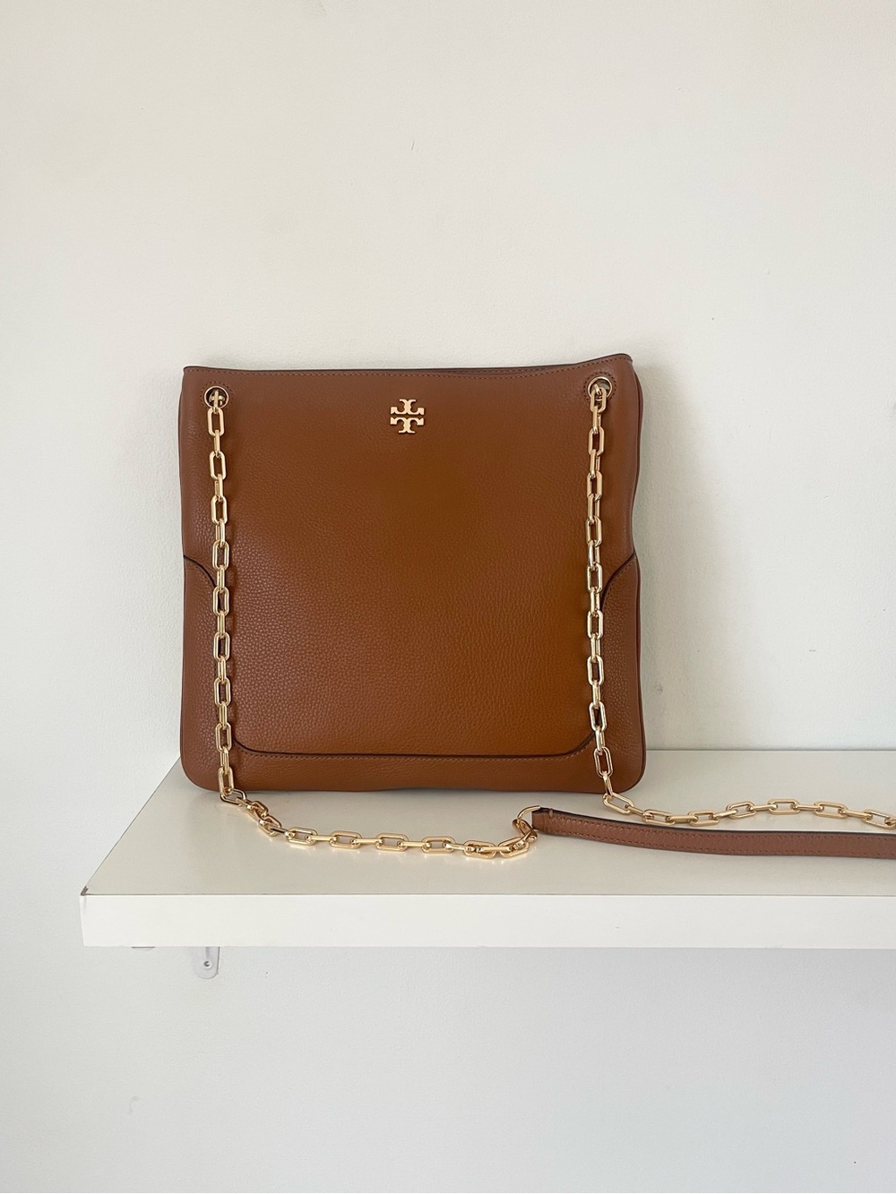 Tory Burch Chain Brown Crossbody Bag